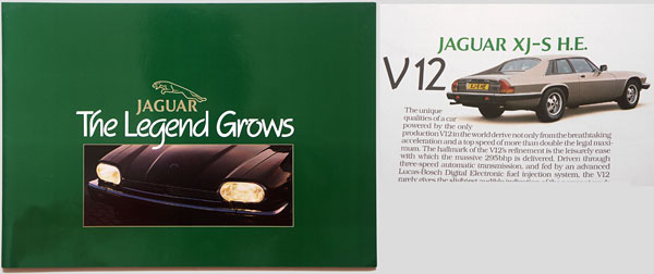 Broschyr Jaguar XJ-S