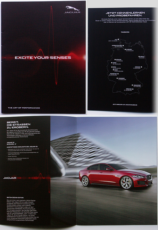 Jaguar The Art of Performance  brochure