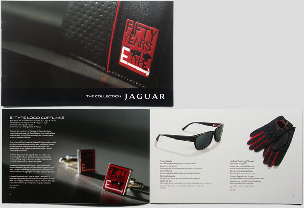 Broschyr The Collection, Jaguar E-Type 50 år