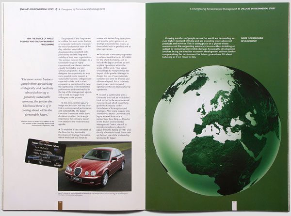 Brochure Jaguar's environmental story