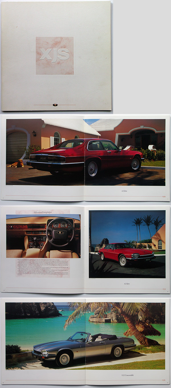 Jaguar XJs brochure