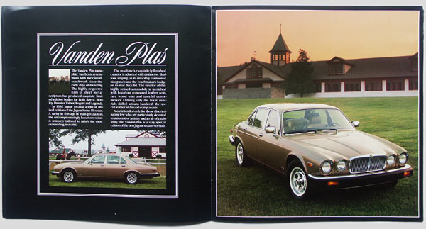 Jaguar and Vanden Plas brochure
