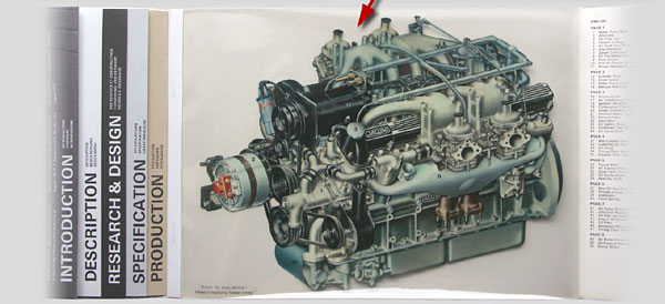 Jaguar V12 engine brochure