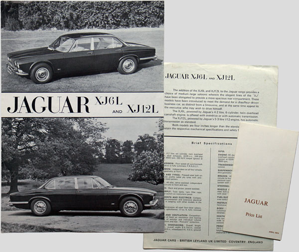 Jaguar XJ leaflet