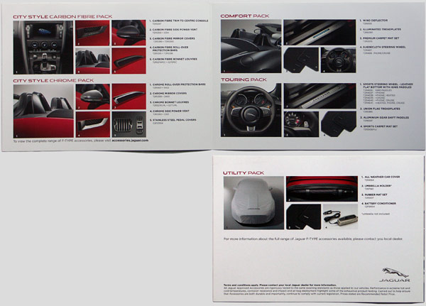 Jaguar F-Type Accessories brochure