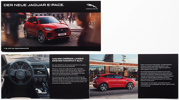 Jaguar E-Pace brochure
