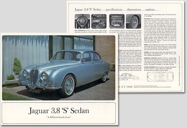 Jaguar S-type leaflet