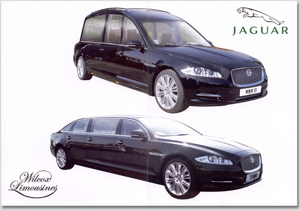 Broschyr Jaguar XJ - Wilcox limousines