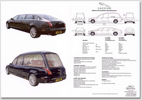 BrochureJaguar XJ - Wilcox limousines
