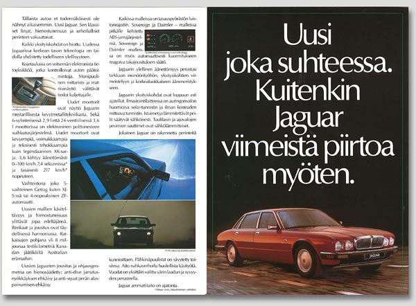 Broschyr Jaguar och Daimler
