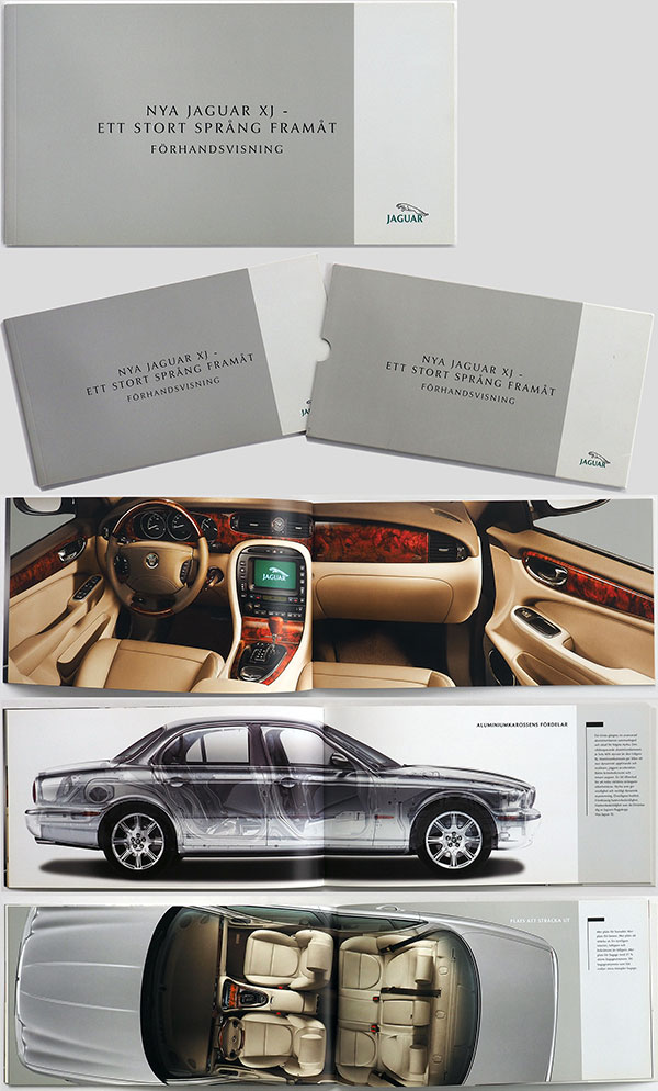 Jaguar XJ Preview brochure