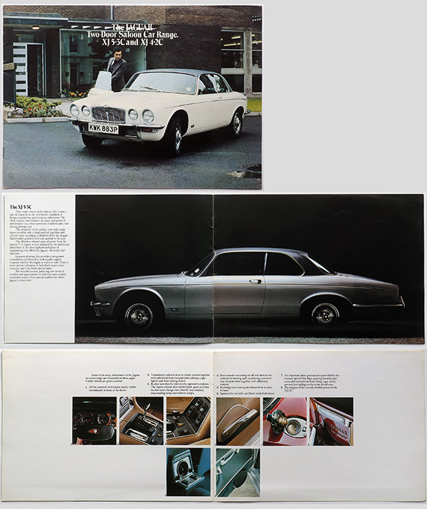 Jaguar XJ-C brochure, 1976