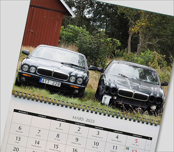 Svenska Jaguarklubben, kalender 2023.