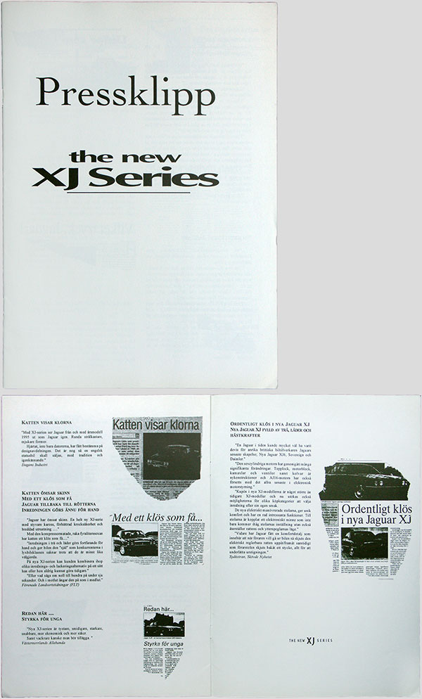 Jaguar XJ press cuttings