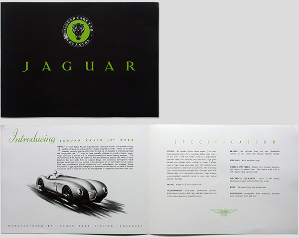 Broschyr Jaguar XK 120 C-Type