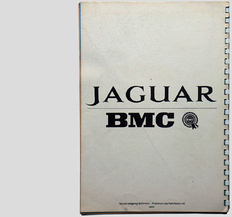 Broschyr Jaguar BMC