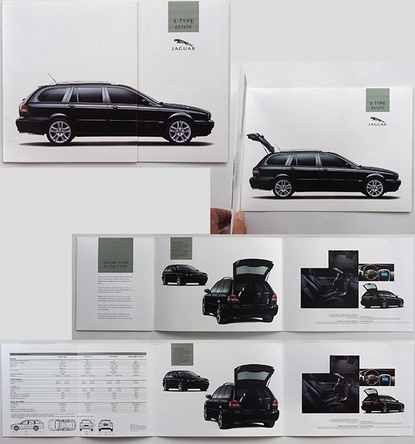 Broschyr Jaguar X-Type Estate