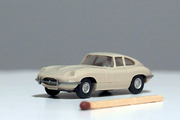 Jaguar E-Type coupe, Wiking, modellbil.