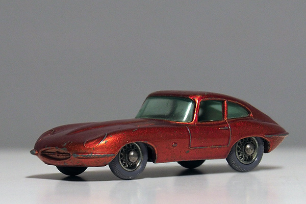 Jaguar E-Type, Matchbox Lesney 32b, modellbil