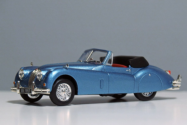 Jaguar XK140, 1957. Editons Atlas Collections nr 4641102, modellbil